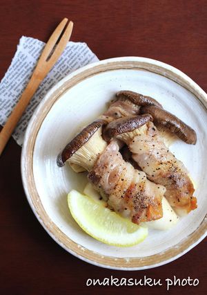 簡単!エリンギの豚バラ巻き焼き-レシピのメイン写真