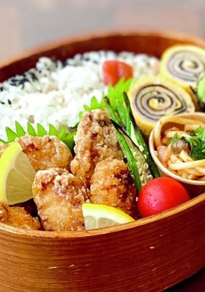 わっぱ弁当*鶏胸肉の唐揚げ-レシピのメイン写真