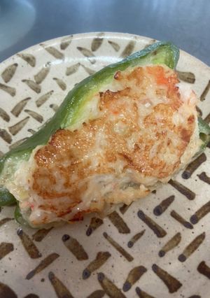 ピーマンのえび肉詰め-レシピのメイン写真