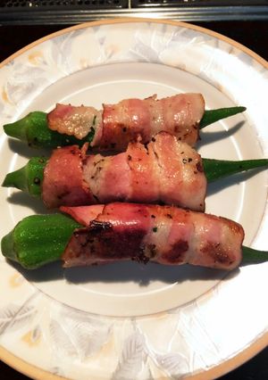 オクラのベーコン巻き-レシピのメイン写真