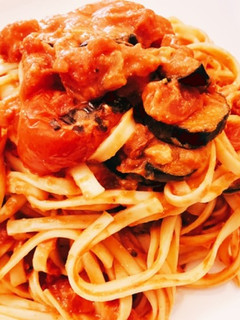 ★簡単★ナスブロッコリートマトのパスタ-レシピのメイン写真