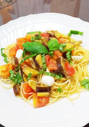 自家製バジルオイルのパスタ-レシピのメイン写真
