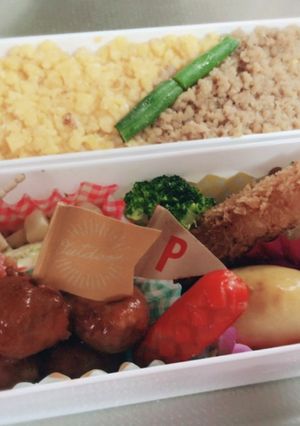 そぼろ弁当　２色丼-レシピのメイン写真