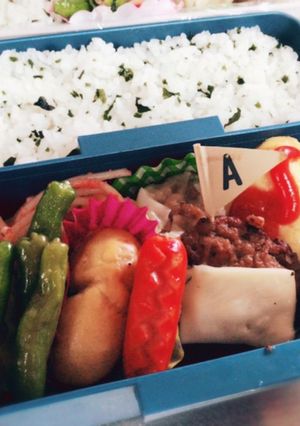 時短お弁当盛り付け記録　学童　遠足-レシピのメイン写真