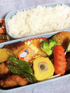 時短 お弁当盛り付け記録 10※ふりかけ-レシピのメイン写真