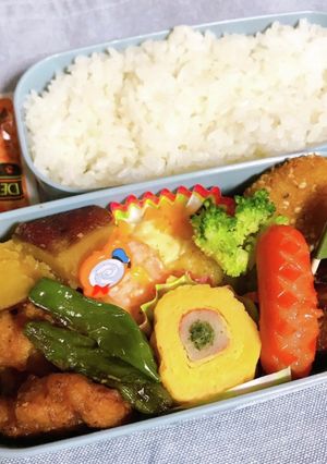 時短　お弁当盛り付け記録　１０※ふりかけ-レシピのメイン写真