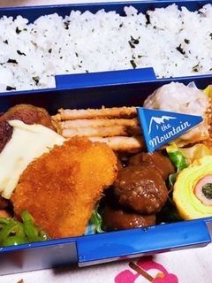 時短 お弁当盛り付け記録14 わかめご飯-レシピのメイン写真
