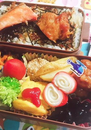 時短お弁当盛り付け記録　のり弁-レシピのメイン写真