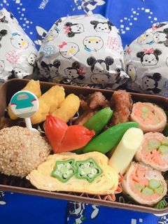 時短 お弁当盛り付け記録13 おにぎり-レシピのメイン写真