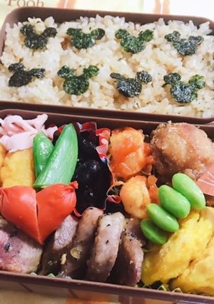 時短 お弁当盛り付け記録11 のり弁-レシピのメイン写真