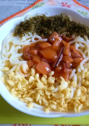 醤油うどん風冷やしうどん46～いか明太-レシピのメイン写真