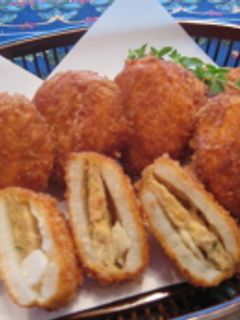 長いものお肉はさみ揚げ-レシピのメイン写真