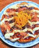 豚肉ともやしの絶品お好み焼き
