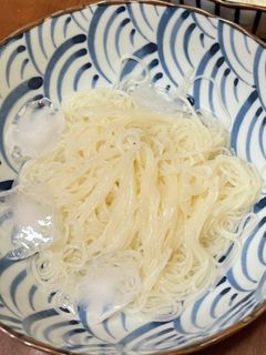 【記録用】素麺のすっごい美味しいゆで方-レシピのメイン写真