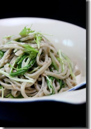 お蕎麦でぺペロンチーノ風-レシピのメイン写真