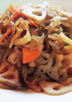 れんこんのさっぱり味きんぴら-レシピのメイン写真