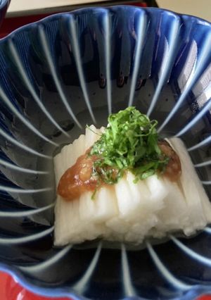 山芋の梅はちみつ味噌かけ-レシピのメイン写真