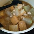 冬瓜と厚揚げのそぼろあんかけ