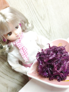 リカちゃん♡紫キャベツナンプラーマリネ-レシピのメイン写真