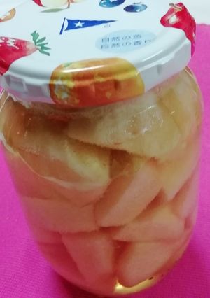 (孫達に伝授編）簡単リンゴ酢作り-レシピのメイン写真