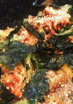 フライパンで石焼き風ビビンバ-レシピのメイン写真