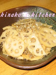 れんこんとジャコの煎り煮-レシピのメイン写真