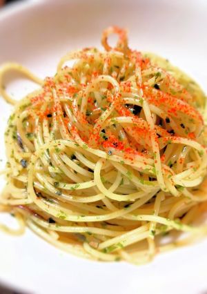 超簡単！青海苔と塩昆布のパスタ-レシピのメイン写真