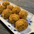 揚げないオートミールのライスコロッケ