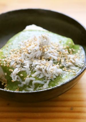 夏♪豆腐のとろとろオクラ釜揚げしらすかけ-レシピのメイン写真