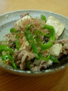 豚肉とピーマンのふんわり豆腐炒め-レシピのメイン写真