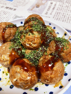もち麦粉入 たこ焼き -レシピのメイン写真