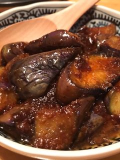 こってり☆ナスの胡麻みそ炒め-レシピのメイン写真