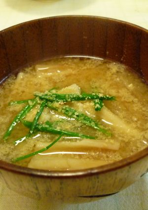 れんこんのお味噌汁-レシピのメイン写真