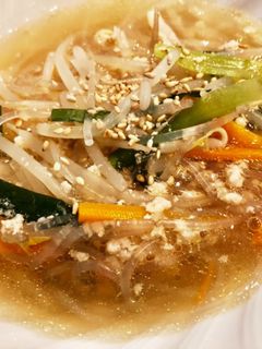 レンジだけで★中華春雨スープ-レシピのメイン写真