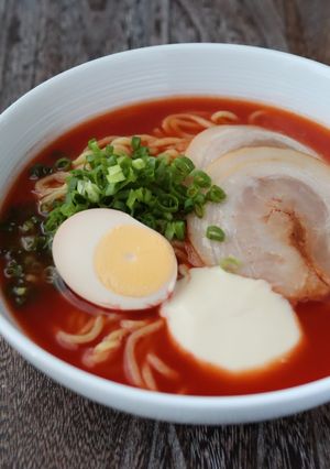 ゴルゴンゾーラのトマトラーメン-レシピのメイン写真