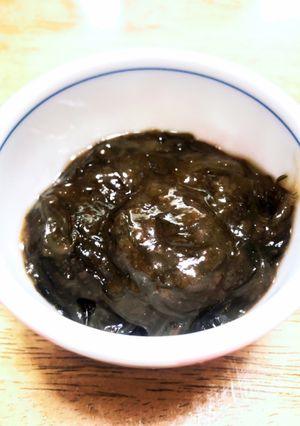 梅ジュース(梅シロップ)の梅　切昆布和え-レシピのメイン写真