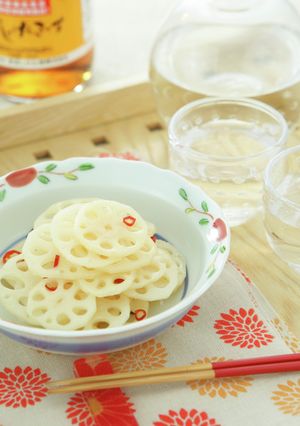 黒酢で作るシャキシャキれんこん-レシピのメイン写真