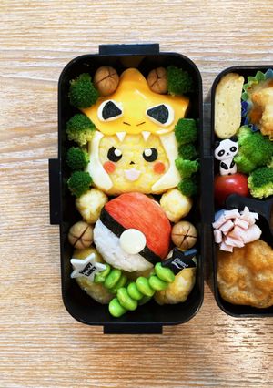 キャラ弁　メガトウキョー　ピカチュウ-レシピのメイン写真