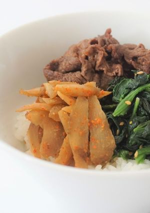 新米を楽しむ冷凍野菜のビビンパ-レシピのメイン写真