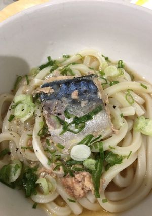 サバうどん-レシピのメイン写真