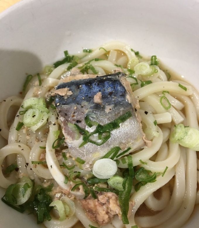サバうどん-レシピのメイン写真