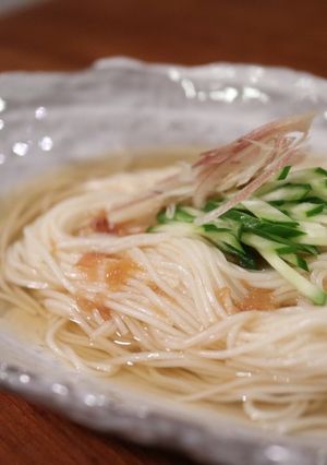 梅だれそうめん-レシピのメイン写真