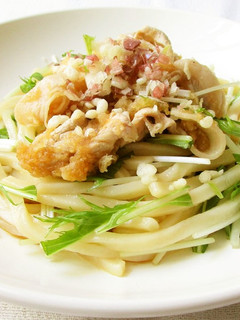 ポン酢で冷しゃぶサラダうどん-レシピのメイン写真
