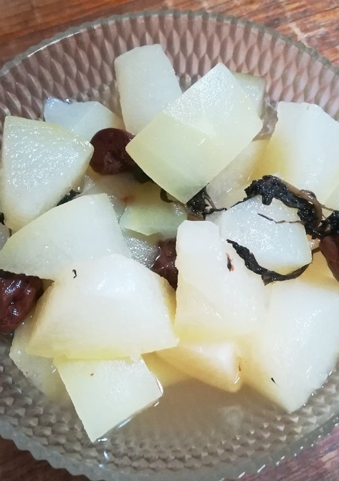 冷して食べる！とうがんの梅煮！！-レシピのメイン写真