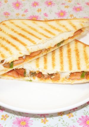ナポリタンのホットサンド-レシピのメイン写真