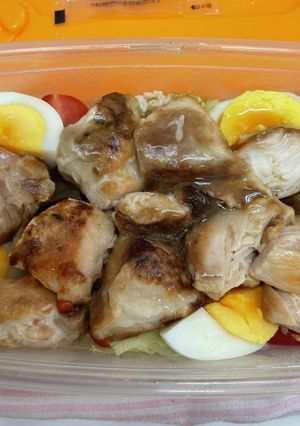 鶏胸肉でパワーサラダ-レシピのメイン写真