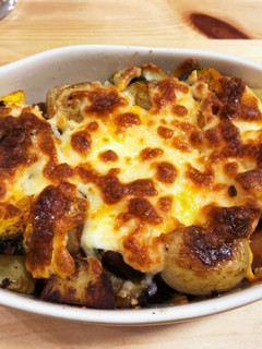 焼き野菜の明太チーズ焼き-レシピのメイン写真