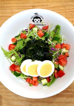 サラダ猿麺(特濃玉ねぎドレッシング)-レシピのメイン写真