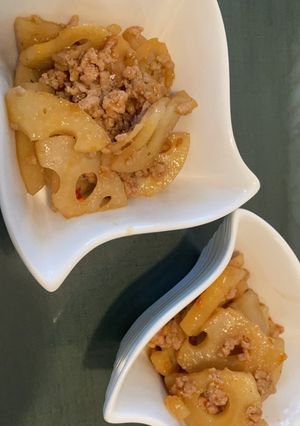 肉味噌レンコン-レシピのメイン写真