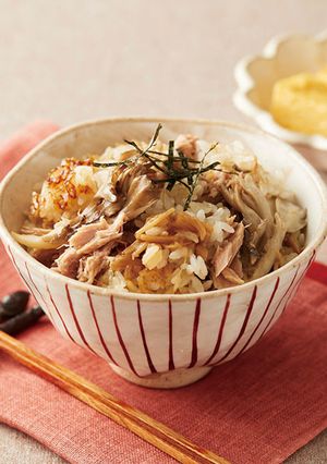 ツナ缶で作る炊き込みご飯-レシピのメイン写真